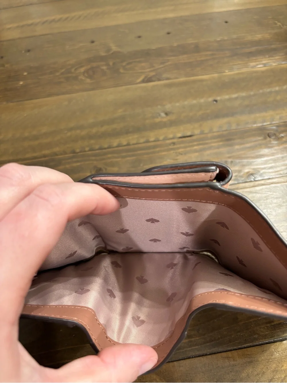 Kate Spade Blush Pink Small Trifold Wallet